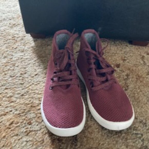 Allbirds Brown Kauri Zin Tree Topper Hi-Top Sneaker Women’s Size 5 Wool Lining - Picture 2 of 4